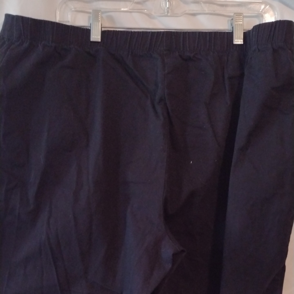2pr. Women's Plus Size Pull On Stretch Woven Pants - Picture 10 of 10